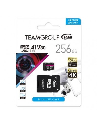 Spominska kartica Micro SDXC 256GB Teamgroup PRO V30 (TPUSDX256GIV30A1P03)