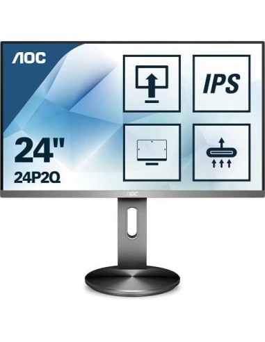 Monitor AOC 23.8 "/60cm 24P2Q, VGA/HDMI/DP/DVI, 1920x1080, 1.000:1, 250 cd/m2, 4ms, 2x2W zvočniki