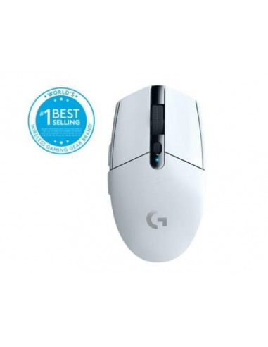 Miška Logitech G305 LIGHTSPEED Wireless Gaming (910-005291), bela