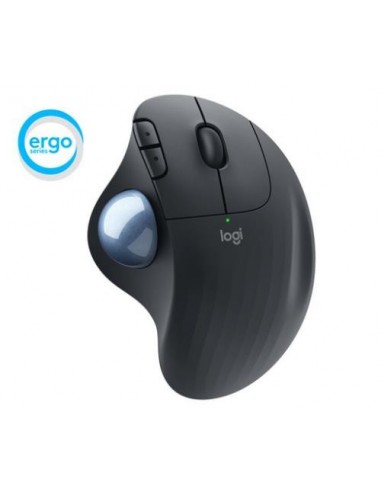 Miška Logitech ERGO M575 Wireless Trackball (910-005872), Bluetooth, Unifying, grafitna barva