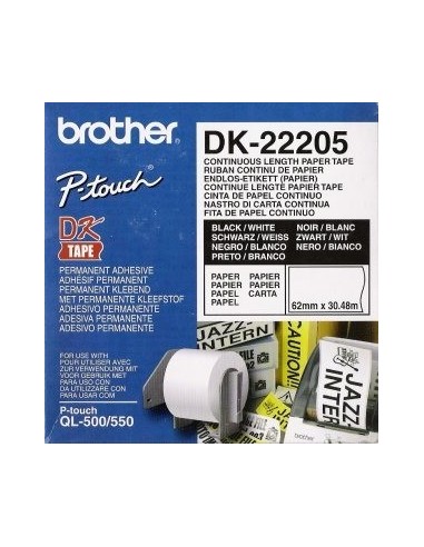 Brother termalne nalepke DK-22205 62mmx30,48m za QL-500/550/650