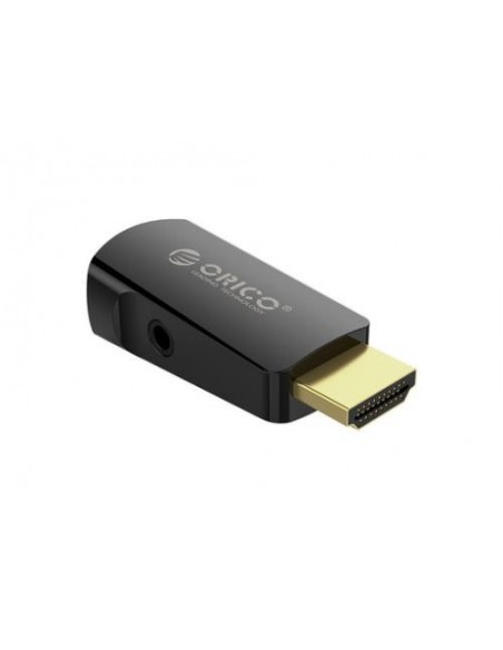 Adapter HDMI-M/VGA-Ž+audio ORICO XD-HLFV (XD-HLFV-BK)