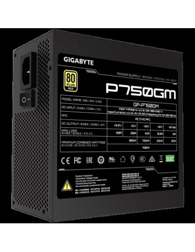 Napajalnik Gigabyte P750GM, 750W, 80Plus Gold