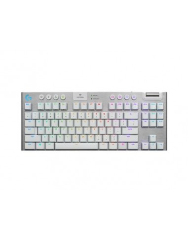 Tipkovnica Logitech G915 TKL LIGHTSPEED Wireless RGB (920-009664), GL Tactile, bela, SLO g.