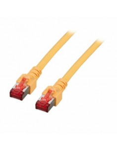 Priključni kabel SFTP C6 RJ45 40m, rumen, Efb Lsoh