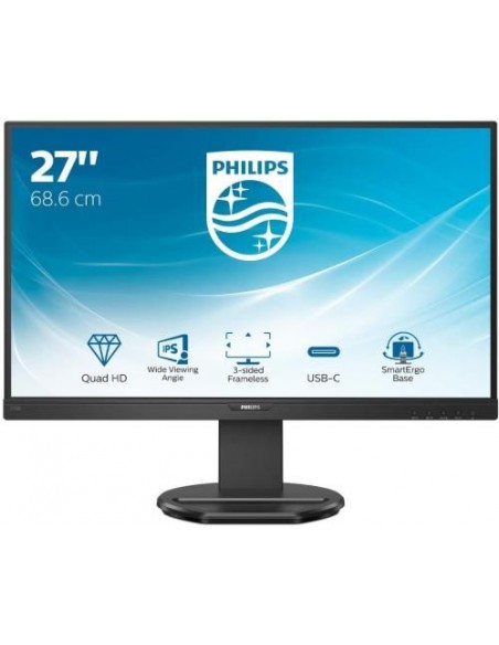 Monitor Philips 27"/68cm 276B9, 2560x1440, 350cd/m2, 1000:1, 4ms