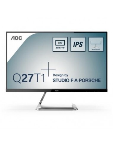 Monitor AOC 27"/68cm Q27T1, DP/2xHDMI, 2560x1440, 1.000:1, 250 cd/m2, 5ms