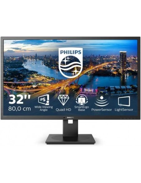 Monitor Philips 31.5"/80cm 325B1L, 2560x1440, 250cd/m2, 1200:1, 4ms