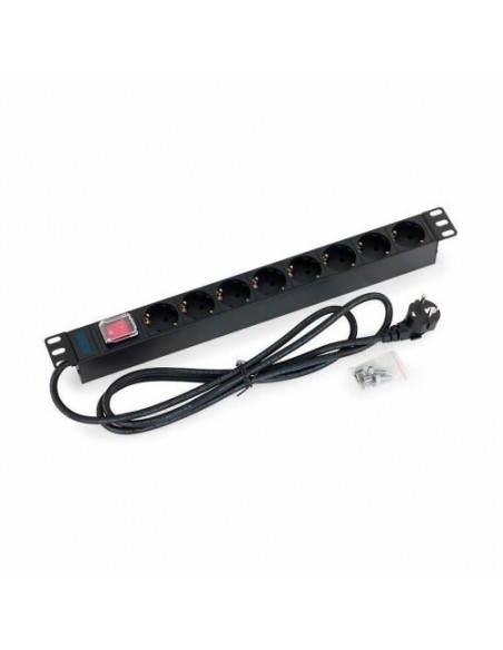 Razdelilec 48cm, 8x220V, stikalo, Triton (RAB-PD-X04-A1)