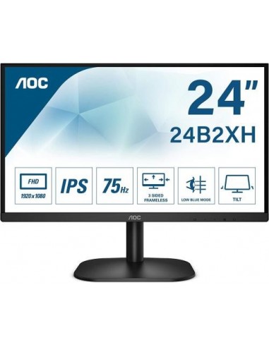 Monitor AOC 23.8 "/60cm 24B2XH, VGA/HDMI, 1920x1080, 1.000:1, 250 cd/m2, 4ms