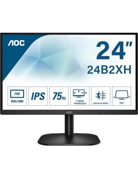 Monitor AOC 23.8 "/60cm 24B2XH, 1920x1080, 1000:1, 250 cd/m2, 4ms