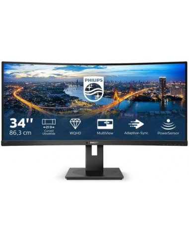 Monitor Philips 34"/86.3cm 345B1C, DP/2xHDMI, 3440x1440@100Hz, 300 cd/m2, 3.000:1, 4ms, 2x5W zvočniki