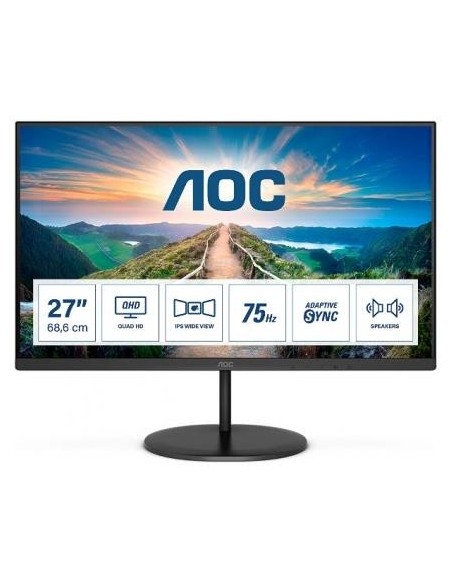 Monitor AOC 27"/68cm Q27V4EA, 2560x1440, 1000:1, 250 cd/m2, 4ms