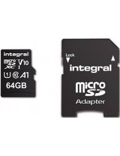 Spominska kartica Micro SDXC 64GB Integral (INMSDX64G-100V10)