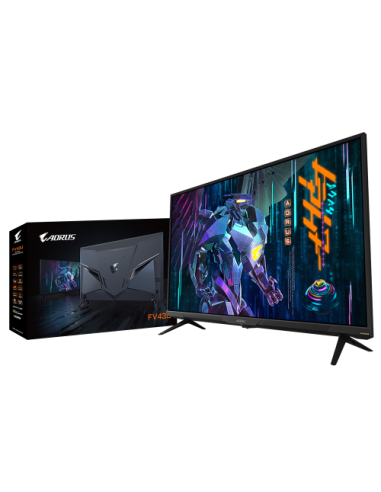 Monitor Gigabyte 43"/108cm FV43U, 2xHDMI/DP, 3840x2160, 4.000:1, 750 cd/m2, 1ms, 2x12W zvočniki