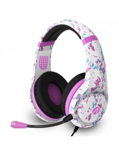 Slušalke STEALTH MULTIFORMAT CAMO STEREO GAMING HEADSET - roza maskirne barve