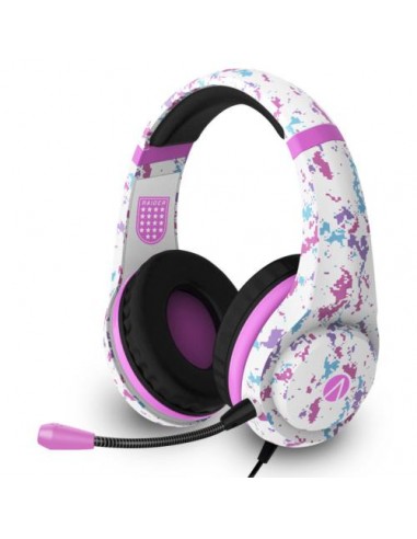 Slušalke STEALTH MULTIFORMAT CAMO STEREO GAMING HEADSET - roza maskirne barve