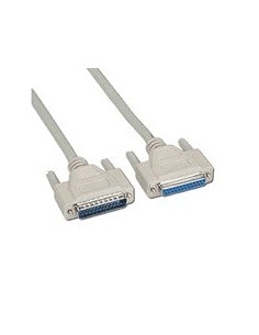 Kabel serijski DB25 M - DB25 Ž 2m
