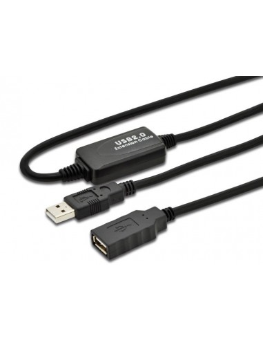 USB 2.0 ojačevalnik signala s kablom 10m Digitus DA-73100-1