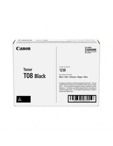 Canon toner 3010C006AA T08 črn za i-Sensys X 1238 (11.000 str.)