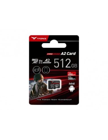 Spominska kartica Micro SDXC 512GB Teamgroup Gaming A2 (TTUSDX512GIV30A202)