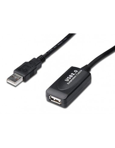 USB 2.0 ojačevalnik signala s kablom 15m Digitus DA-73101