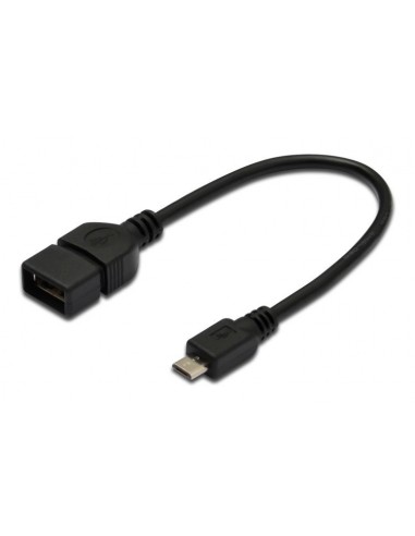 Kabel USB A-B mikro OTG 0,2m Digitus