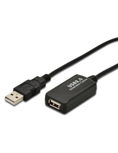USB 2.0 ojačevalnik signala s kablom 5m Digitus DA-70130-4