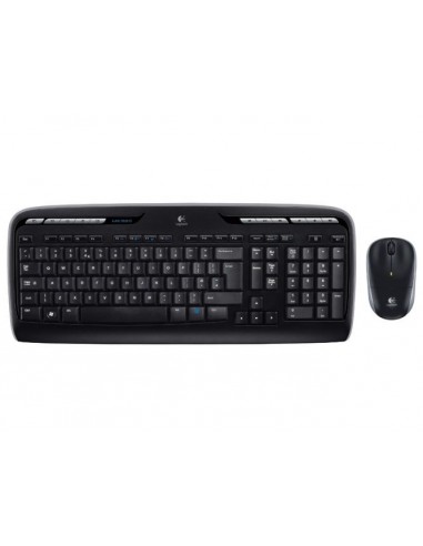 Tipkovnica + miška Logitech Cordless Desktop MK330 (920-003997) USB, SLO