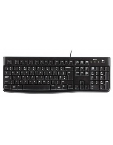 Tipkovnica Logitech K120, USB, Slo, črna