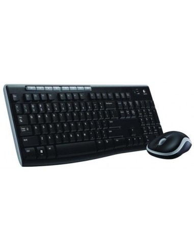 Tipkovnica + miška Logitech Cordless Desktop MK270 (920-004532), USB, SLO