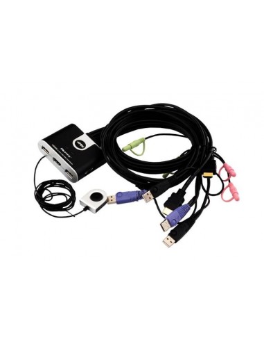 KVM preklopnik Aten CS692, 2/1 HDMI/USB/Avdio s kabli