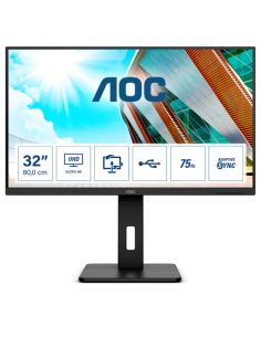 Monitor AOC 31.5"/80cm U32P2, 3840x2160, 3000:1, 350 cd/m2, 4ms