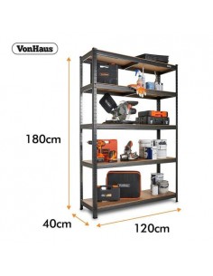 Regal VonHaus Extra Wide 15/369, 5 polični