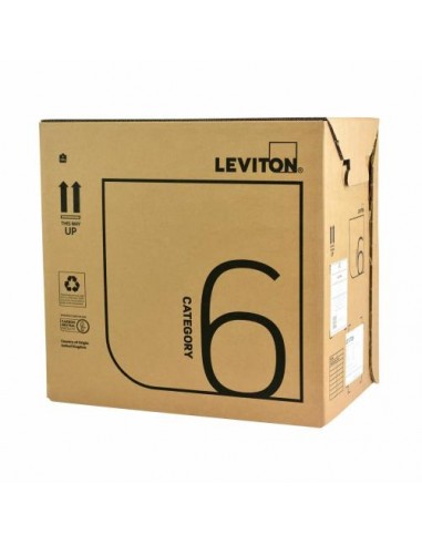 UTP kabel kolut C6+ AWG23 305m Leviton C6U-Cca-Rlx-305GN