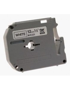 Brother trak MK-231 12mm Bel/Črn