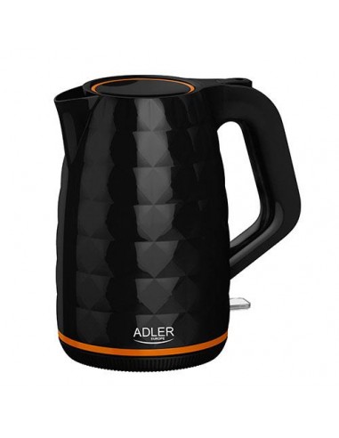 Grelnik vode Adler AD1277 B, 1.7l, 2200W, črn plastičen