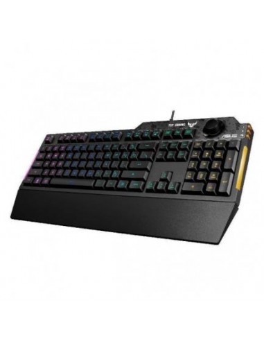 Tipkovnica Asus TUF Gaming K1 (90MP01X0-BKUA00), RGB, USB, US SLO g.