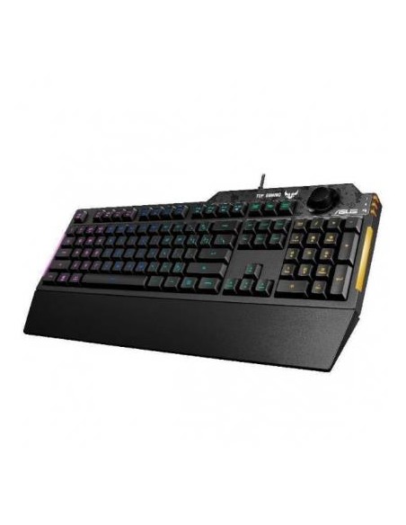 Tipkovnica Asus TUF Gaming K1 (90MP01X0-BKUA00), RGB, USB, US SLO g.