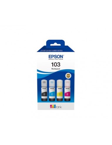 Epson komplet črnil 103 black/cyan/magenta/yellow za L 1110/3110/3111/3150/3151 (4x 70ml)