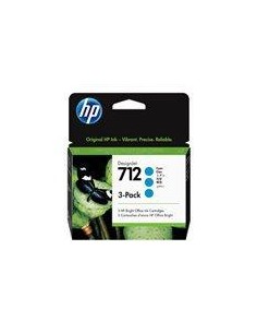 HP kartuša 712 cyan 3-pack za Designjet T230/T250/T630/T650