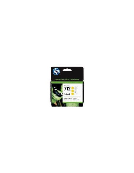 HP kartuša 712 yellow 3-pack za Designjet T230/T250/T630/T650