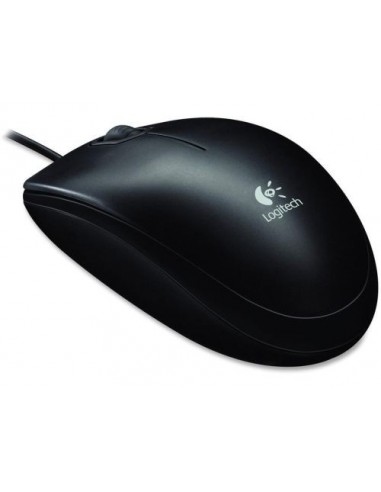 Miška Logitech B100 Optical Mouse, črna, USB, OEM