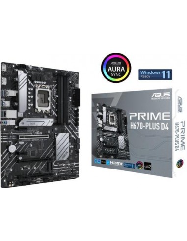 Osnovna plošča Asus PRIME H670-PLUS D4 (90MB18W0-M0EAY0)