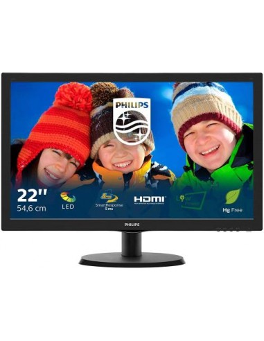 Monitor Philips 21.5"/55cm 223V5LHSB2, VGA/HDMI, 1920x1080, 250cd/m2, 1.000:1, 5ms