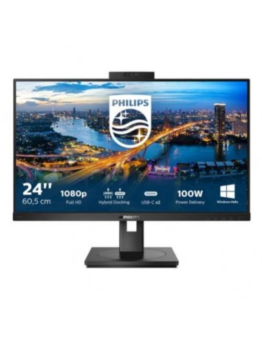 Monitor Philips 23.8"/60,5cm 243B1JH, HDMI/DVI, 1920x1080@75Hz, 250cd/m2, 1.000:1, 4ms