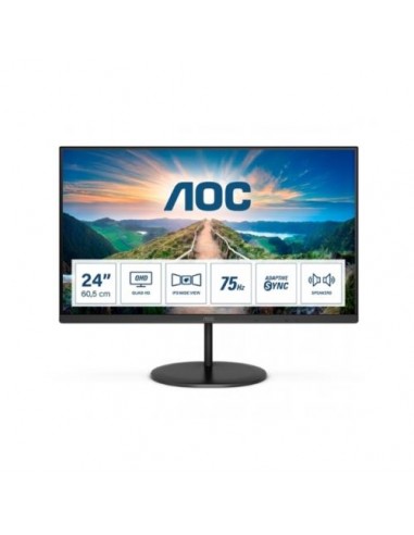 Monitor AOC 23.8 "/60cm Q24V4EA, HDMI/DP, 2560x1440@75Hz, 1.000:1, 250 cd/m2, 4ms