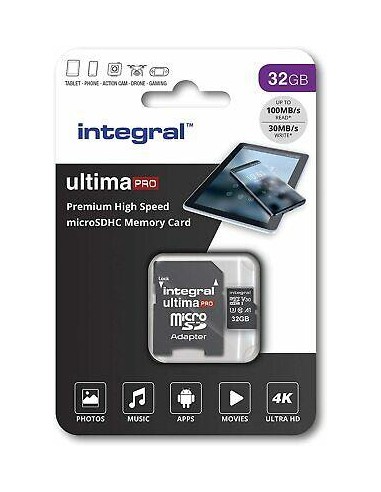 Spominska kartica Micro SDXC 32GB Integral (INMSDH32G-100/70V30)