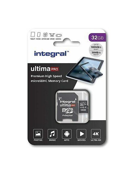 Spominska kartica Micro SDXC 32GB Integral (INMSDH32G-100/70V30)