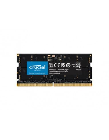 RAM SODIMM DDR5 16GB 4800MHz Crucial (CT16G48C40S5)